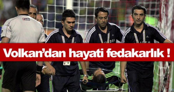 Volkan'dan hayati fedakarlk !